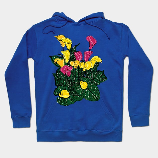 Calla Lilies Hoodie by CindyS